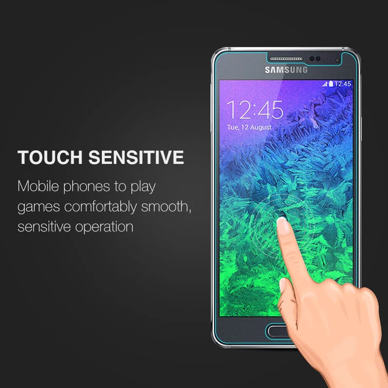 0.26mm Screen Protector Explosion-Proof On Phone 2.5D Tempered Glass Film For Samsung GALAXY Alpha G850 G850F G8508 G8508S G8509 (5)