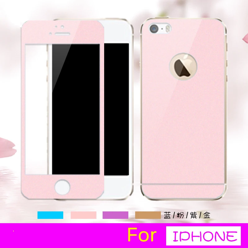 

YKSPACE Front Back 2.5D 9H colorful Tempered Glass Screen Protector film for iPhone 6 6SPlus 6Plus 6splus