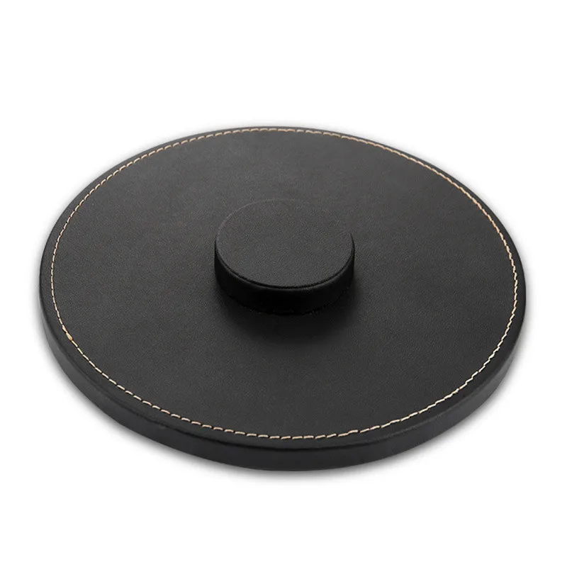 

ZEJAT Anti-slip Protective Pad for Apple Homepod Bluetooth Speaker Durable Waterproof Leather Pad Portable Speaker Pad