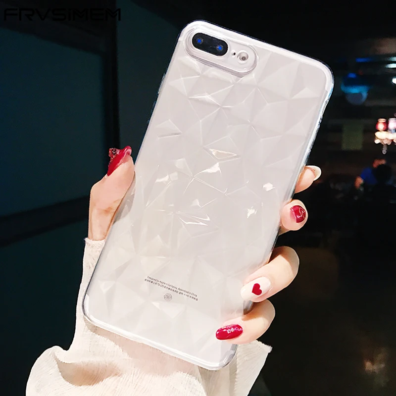 

Diamond Case For Huawei P Smart 2019 P Smart + Plus 2019 2018 PSmart Soft Phone Cover Silicone Rubber Transparent Ultra Thin