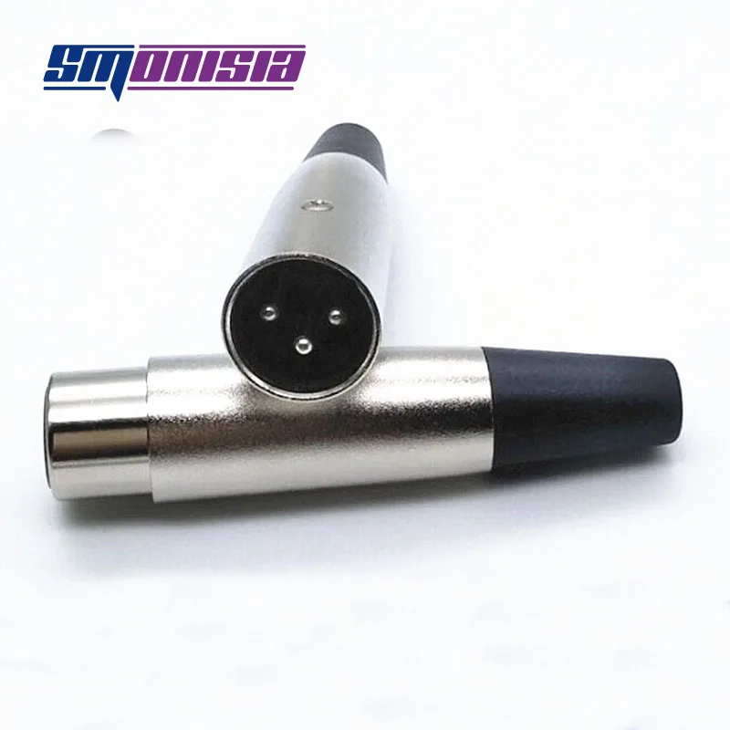 Smonisia 100 шт. 3-контактный Cannon XLR/гнездовой разъем для микрофона - Цвет: 100pcs Male