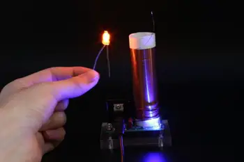 

24V/15W mini tesla coil Diy Kit Self-made Driving Board Arc Lightning High Voltage Generator physic education equipment
