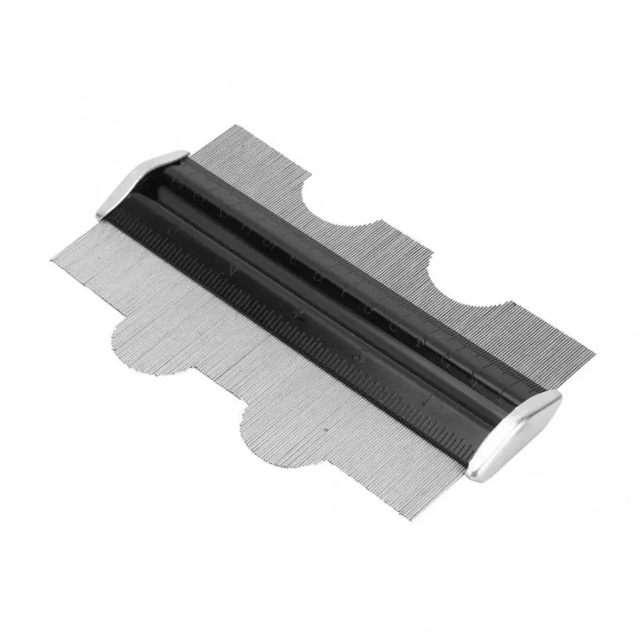 

6in Needles Type Stainless Steel Contour Gauge M/Mil Angle Shape Duplicator Duplicating Device Angle Ruler