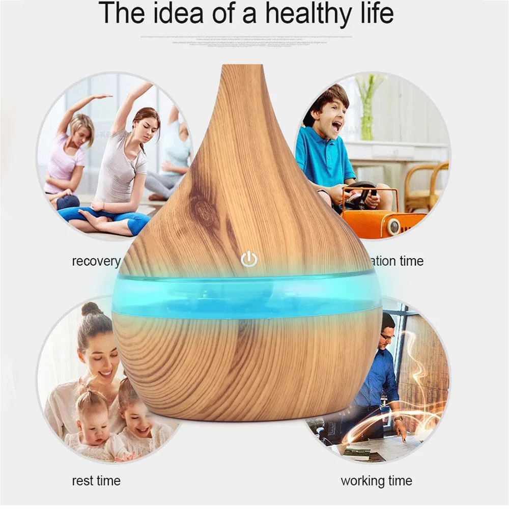

Air Aroma Essential Oil Diffuser LED Ultrasonic Aroma Aromatherapy Humidifier NE713