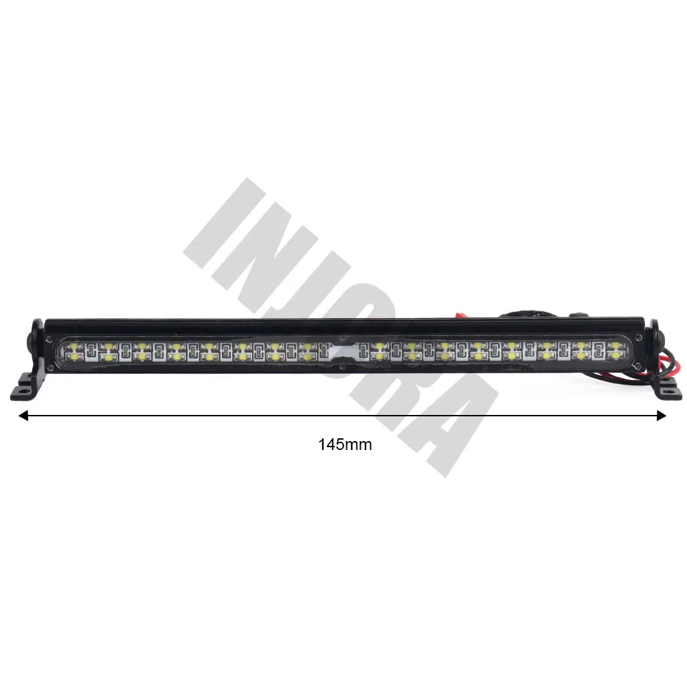 Skup Trx4 Metal LED lampa dachowa światło Bar dla 1 10 gąsienica rc Traxxas Trx 4 Trx 4 SCX10 90027 i SCX10 II 90046 90047