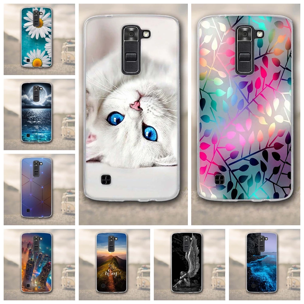 

Phone Case for LG K7 Case Soft TPU Silicone Cases Luxury Protective Back Cover for LG K7 K 7 Case Cover for LG K7 Coque Cover