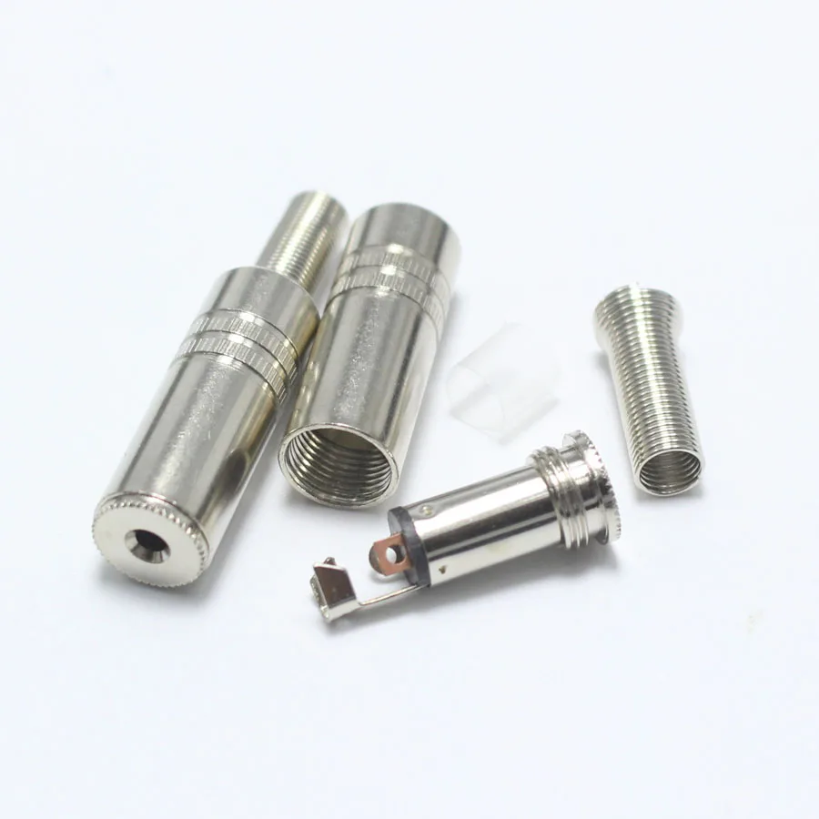2 шт. разъем 5 мм 3 полюсный стерео аудио адаптер для микрофона mp3 mp4 ipad old phone|connector
