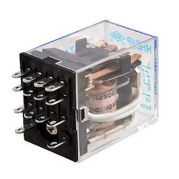 

HH54P DC 12V Coil 14 Pins Power Realy 4P2T 5A 240V AC / 28V DC