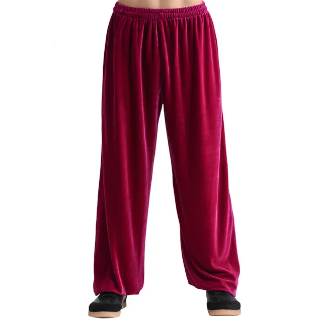 velvet training pants