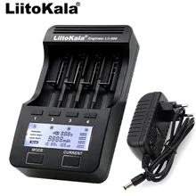 Умное устройство для зарядки никель-металлогидридных аккумуляторов от компании Liitokala lii500 ЖК-дисплей Зарядное устройство для 3,7 V 18650 26650 цилиндрические литиевые аккумуляторы, 1,2 V AA AAA NiMH батарейка Зарядное устройство