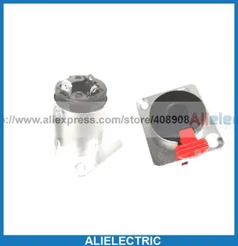 

10 PCS/lot x good quality good price 2 In-Line Locking 1/4" TRS Female Plug Jack Socket 6.35mm jack