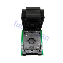 Adaptador para tomada bga24 para dip8, adaptador de chip pc com moldura tamanho ic 4*6mm 5*5mm, para programador ch34rt809f/android tv box