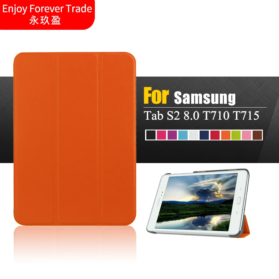 

Luxury Smart Cover for Samsung Galaxy tab S2 8.0 T710 T715 Case funda Capa,Flip PU Leather Stand Case for Samsung tab S2 8 Cover
