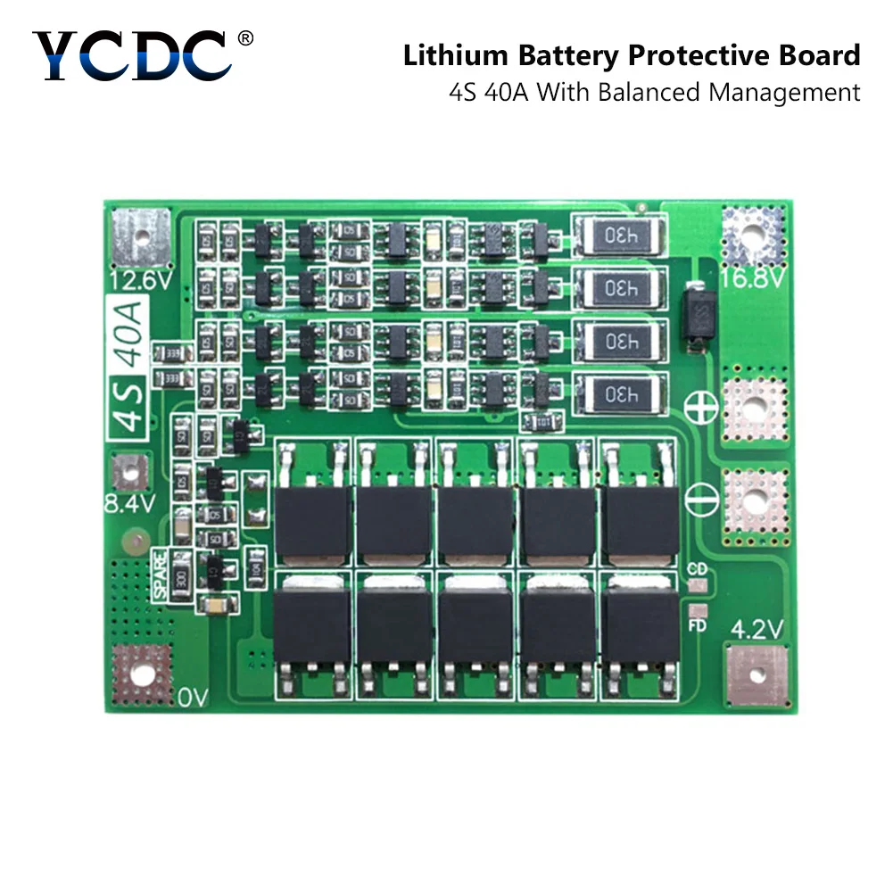 Schede di protezione della batteria 18650 CELLE 1S ai polimeri di Litio Ion BMS PCB Li-Ion
