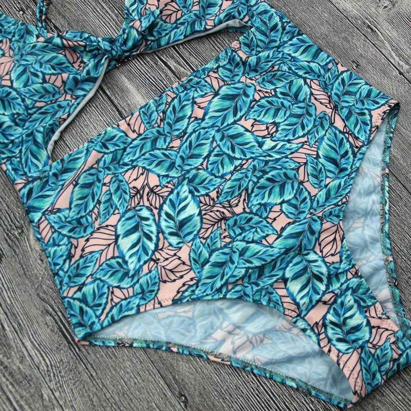 Bikinis 2018 Mujer Sexy One Piece Swimsuit May Women Fused Swimwear Female Bather Monokini Bikini High Waist Beach Bathing Suit