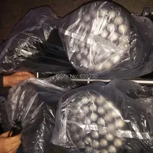 4X Лот 36 шт.* 15 Вт RGBAW 5в1 зум светодиодный Moving Head Wash светодиодный движущийся головной свет сценическая движущаяся головка с 4в1 Дорожный Чехол