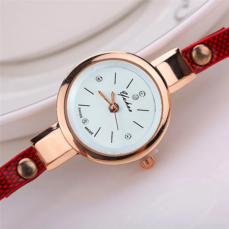 Роскошные женские часы, женские часы из розового золота, женские часы-браслет, наручные часы relogio feminino reloj mujer, Прямая поставка
