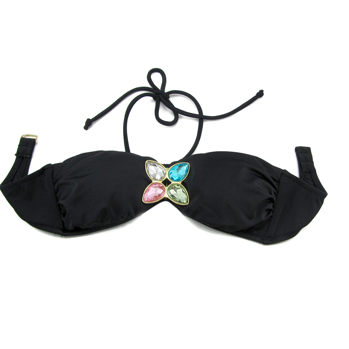 Дизайнерский женский купальник Secret Diamond, топ-труба, бикини, топы, черные купальные костюмы, сексуальное бикини для плавания - Цвет: 254