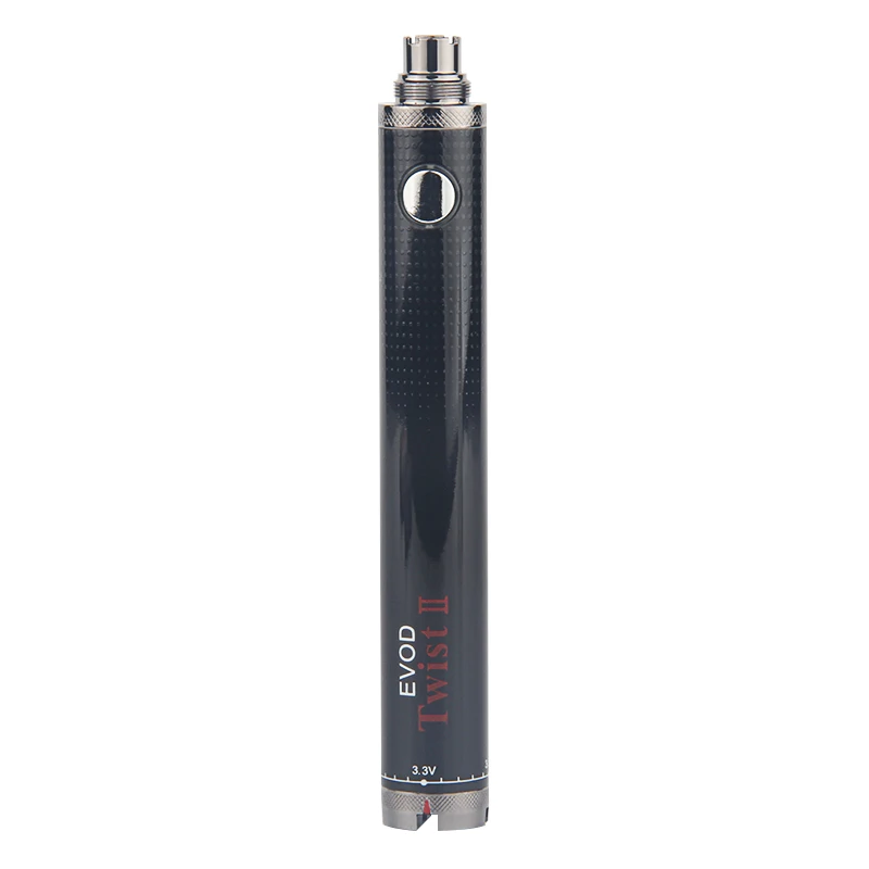 1 шт. EVOD Twist II 2 vaporizador переменное напряжение 3,3 V~ 4,8 V vape мод электронная сигарета vape для электронной сигареты EGO 510 Атомайзер - Цвет: Черный