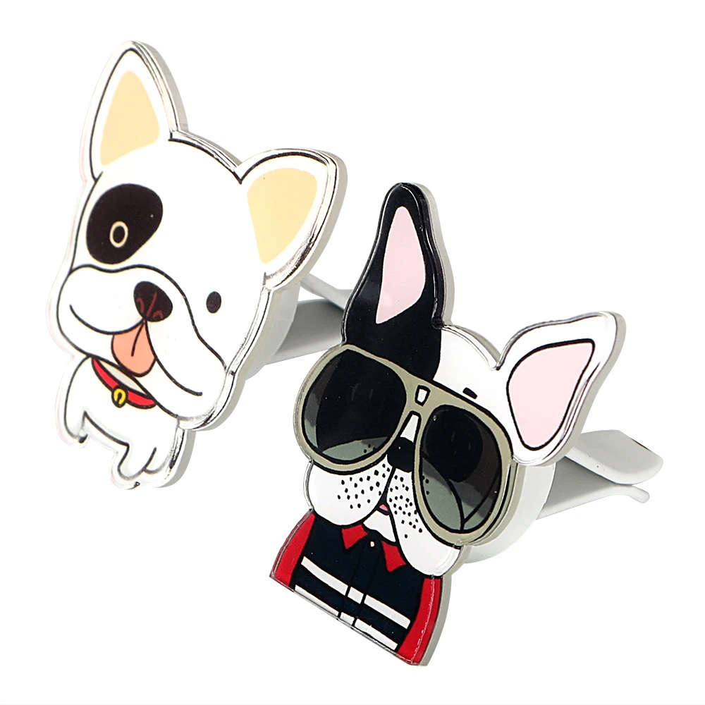 Funny Air Freshener Car Air Vent Perfume Solid Fragrance Cute Dogs Shape Auto Decors Car styling
