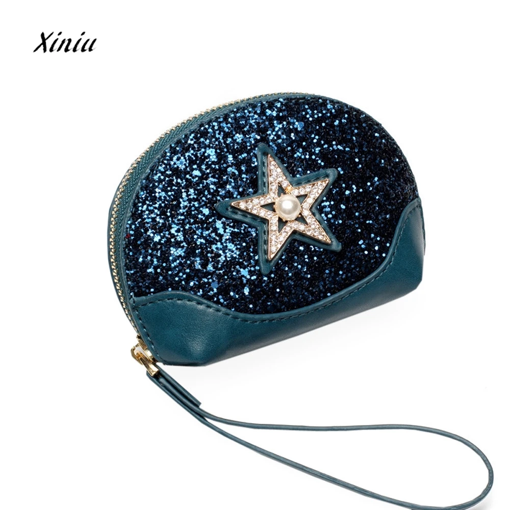 Buy Women Fashion Star Pearl Sequins Small Coin Purse