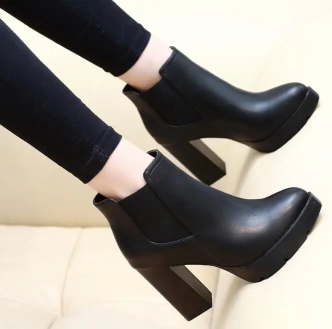 

Fashion New Womens Platform Pumps Party Sexy High Heels Autumn Ankle Boots Shoes Lady Size 40 wo180823