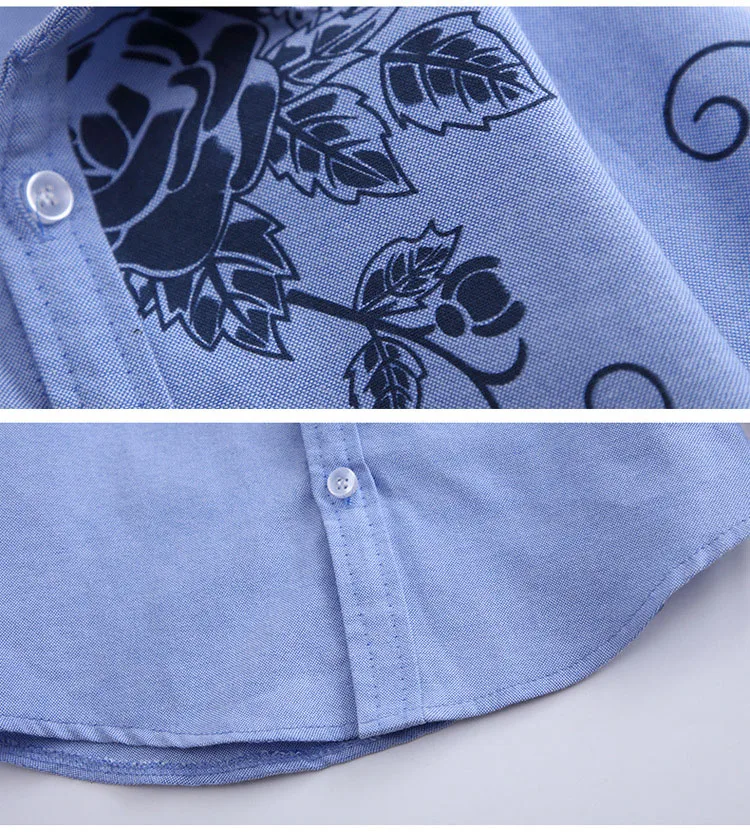 Children School Blouses Shirts Boys Cotton Printed Tops Autumn Kids Casual Long Sleeve Blouse Clothes Infant Shirts Clothing (3)