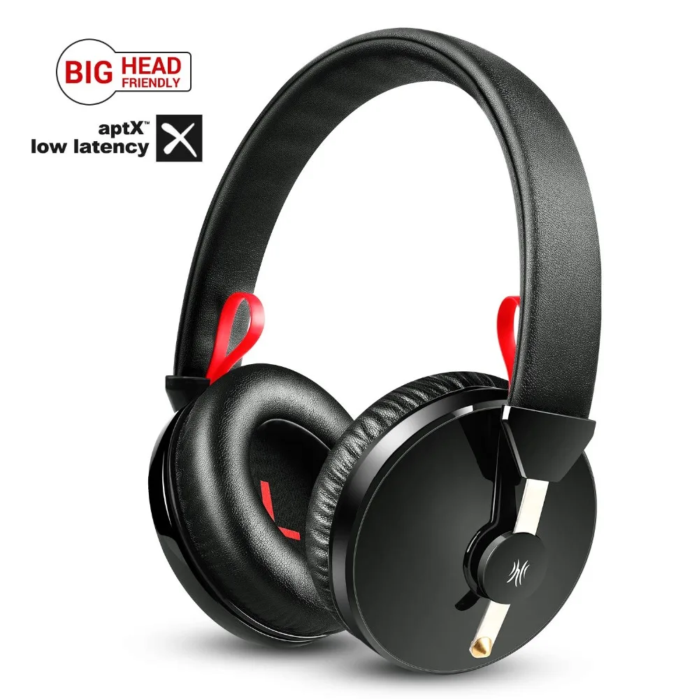 OneAudio Накладные наушники Bluetooth Apt X Низкая задержка 40 мм драйвер гарнитура с