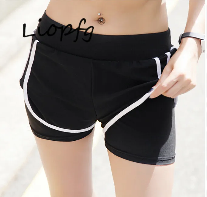 Cool shorts women casual anti light hot shorts lined with high elastic