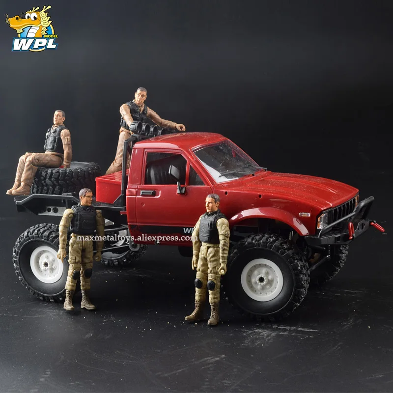 

WPL Action Figure Soldider Figure WPL Upgrade Moving Spare Part WPL OP Fitting Accessories For WPL RC Car B14 B16 B24 C14 C24