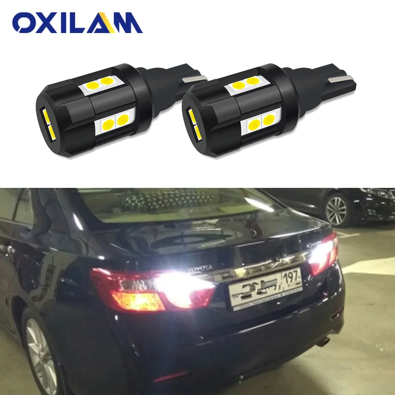 

OXILAM 2x For Toyota Corolla Camry Yaris RAV4 Car Back Up Reverse Lights Canbus T15 W16W 912 921 LED Bulb 3030 SMD Xenon White