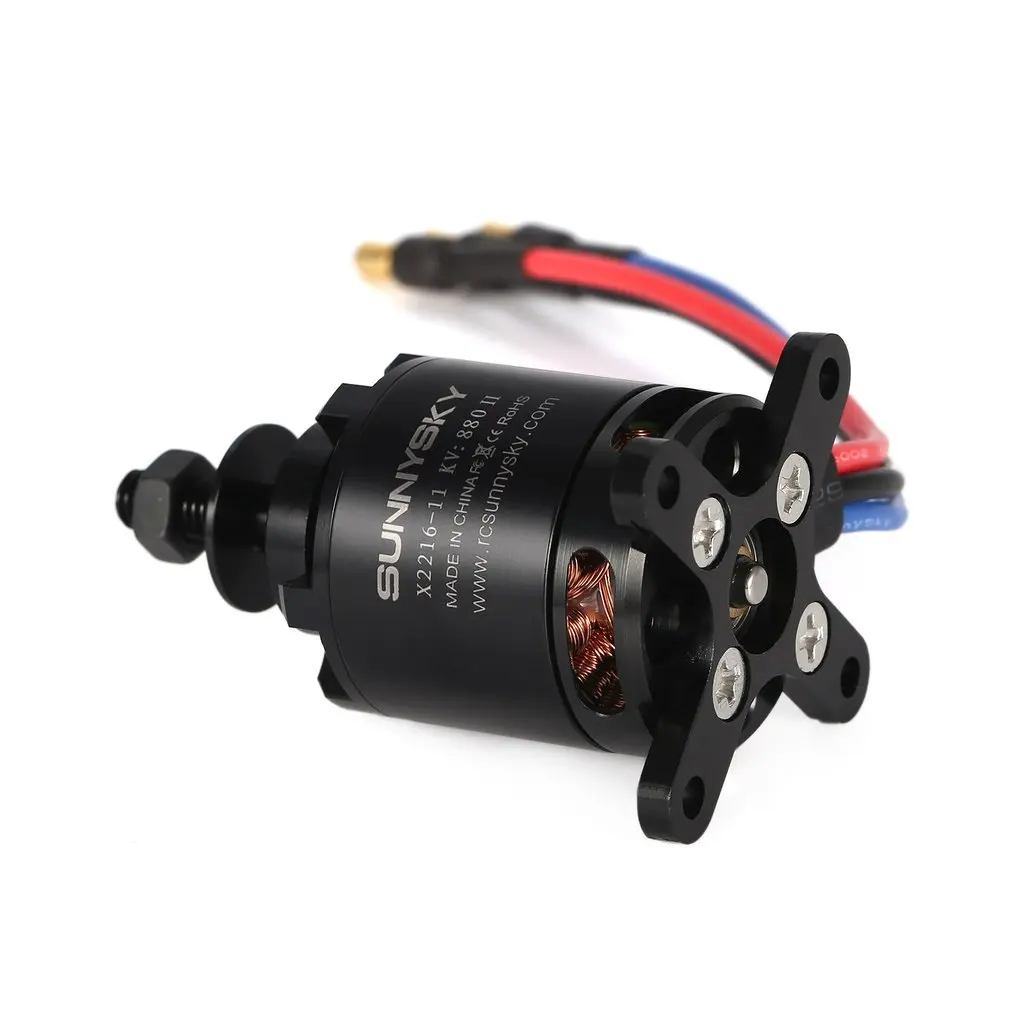 SUNNYSKY X2216 1250KV/880KV II 3,175mm 2-4S бесколлекторный бесщеточный мотор для радиоуправляемого дрона 400-800g с фиксированным крылом 3D самолет мультиротор