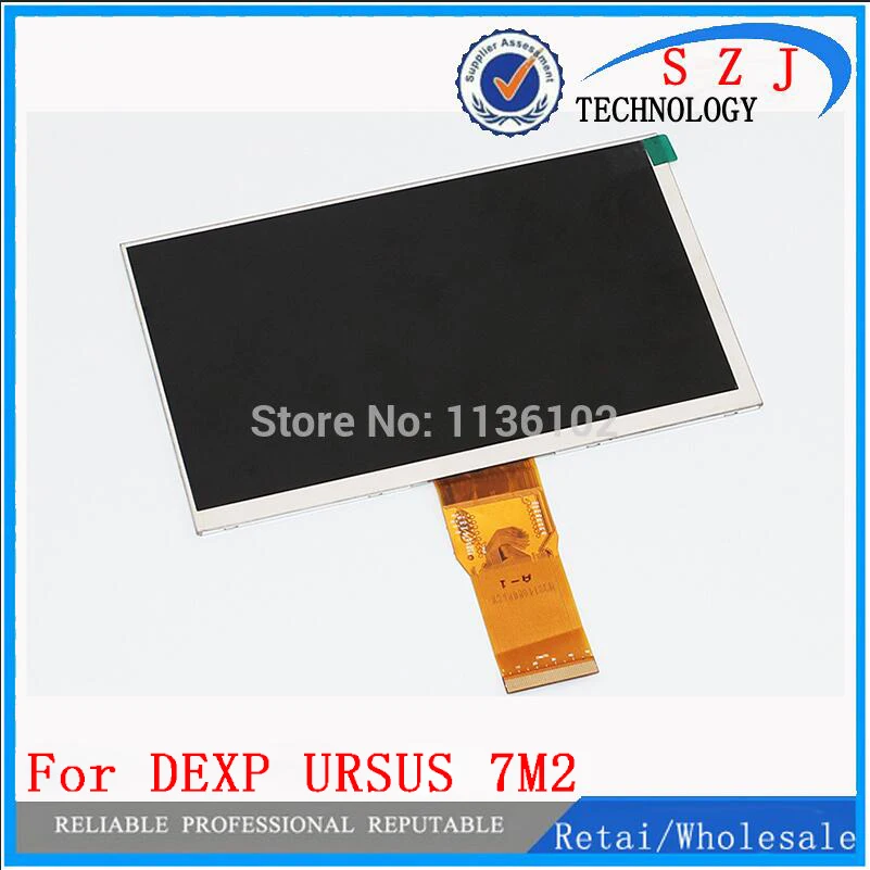 Новый 7 ''дюймовый Замена ЖК-дисплей Экран дисплея для dexp ursus 7m2 3G Tablet PC 1024*600 Бесплатная доставка