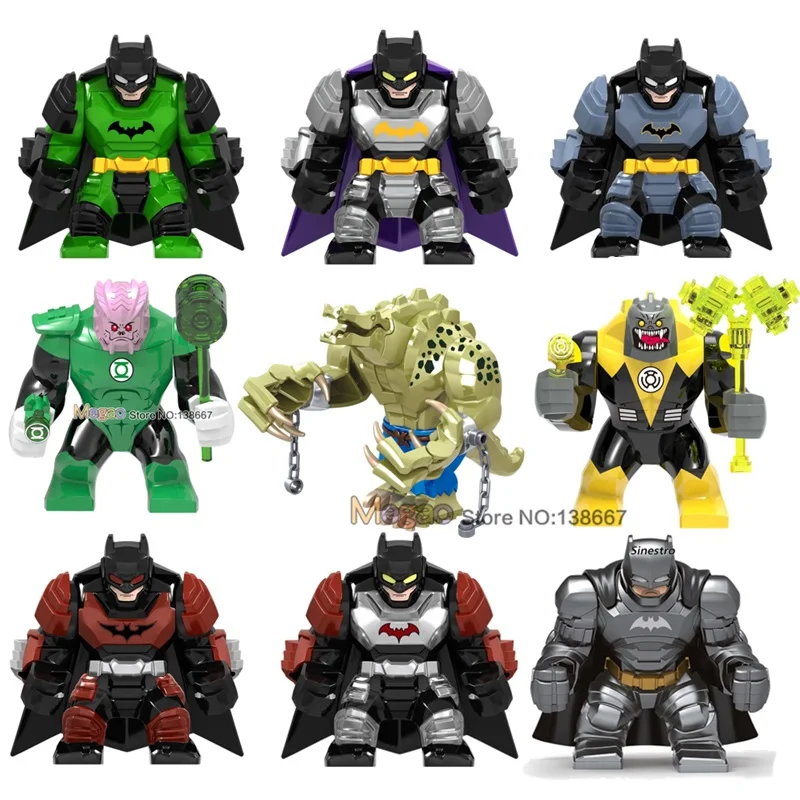 

DC Villain Crocodile The Killer Croc Super Hero Batman Yellow Lantern Green Lantern Model Building Blocks Kids Toys Gifts