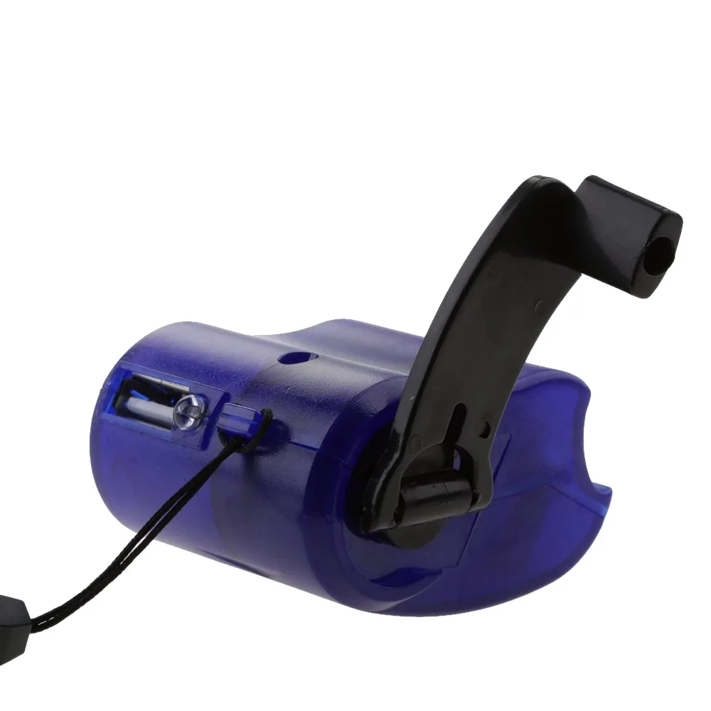 USB الهاتف الطوارئ شاحن للتخييم التنزه الرياضة في الهواء الطلق كرنك اليد السفر شاحن SOS معدات التخييم بقاء أدوات