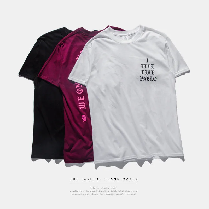 2020 magliette da uomo estive YZY STAGIONE 3 i Feel like Paul Tee T-Shirt manica corta o collo Kanye West yao tshirt donna