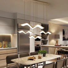 Modern Led Pendant Chandelier Lights For Dining Living Room Bar suspension luminaire suspendu Pendant Chandelier Fixtures acrylic rings led chandelier hanglamp chandelier lighting for living room dining room suspension luminaire modern chandelier