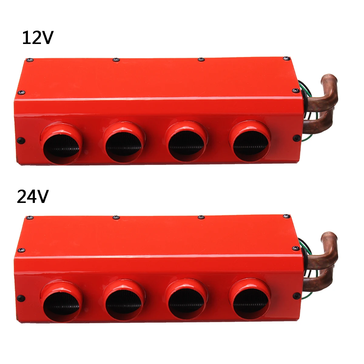 Переносной обогревателя автомобиля 12 V/24 V низшее Шум ветровое стекло окна вождения Demister для RV жилого автофургона прицеп грузовика лодки