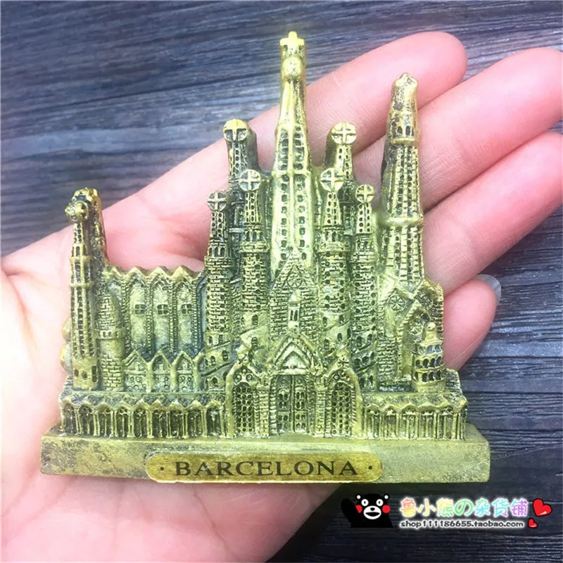 BABELEMI Испания Барселона Астурия Мадрид туристические сувениры 3D Смола ручной