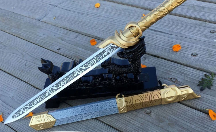 Меч из нержавеющей стали POYUE Dagger Изобразительное искусство и ремесла игрушка семейная мебель 45 см