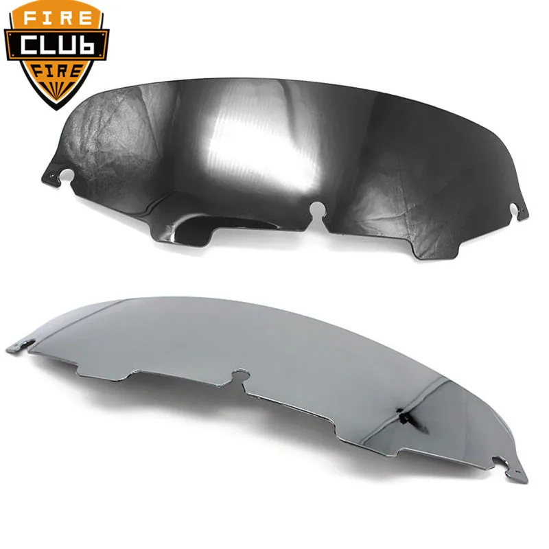 

5.5" Motorcycle Wind Shield Deflectors Wind Screen Wave Windscreen Windshield For Harley Touring Street Glide FLHX 1996-2013