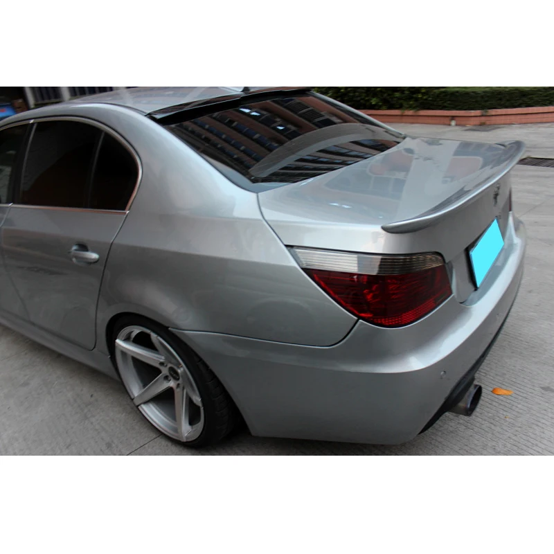 Неокрашенный Серый праймер багажник спойлер для BMW E60 525i 528i 535i 550i 2005 2008