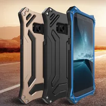 Новое Высокое Качество Алюминиевого Сплава Для Samsung Galaxy S8 и S8 плюс Противоударный Броня Металлический Корпус Обложка