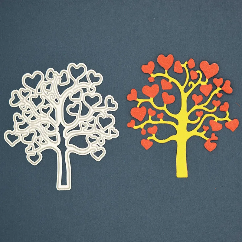 

1pcs Love Tree Metal Cutting Dies Scrapbooking Stencils DIY Cards Album Decoration Embossing Folder Die Cutter Template Mold