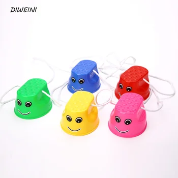 

2 Pcs/set Kawaii Outdoor Plastic Balance Training Jumping Stilts Shoes Smile Face Children Kids Walk Toy Feet Fun & Sports
