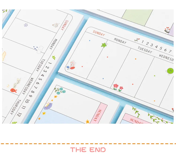 Креативный скребок Еженедельный план карты Wooks милая бумага наклейки ножницы заметки наклейки бумажные канцелярские принадлежности питание ноутбука