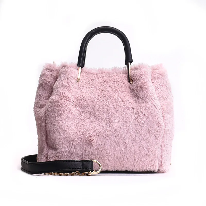 

Small Bags For Women 2018 Winter Handbags Female Faux Fur Shoulder Crossbody Bag Sac A Main Femme Ladies Tote Messenger Bag New