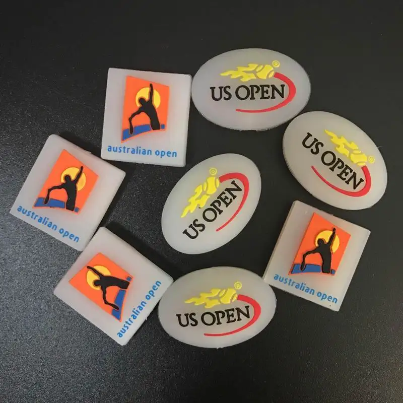 

Free Shipping 20pcs/lot Australian open logo Tennis Racket Vibration Dampener/tennis racquet