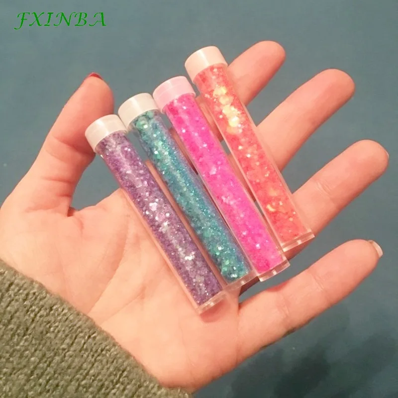 FXINBA 12 Colors Sequin For Slime Supplies/Nails Art Tips Glitter Clay Sprinkles Fluffy Clear Slimes Supplies Toys Lizun DIY Box FXINBA 12 Colors Sequin For Slime Supplies/Nails Art Tips Glitter Clay Sprinkles Fluffy Clear Slimes Supplies Toys Lizun DIY Box
