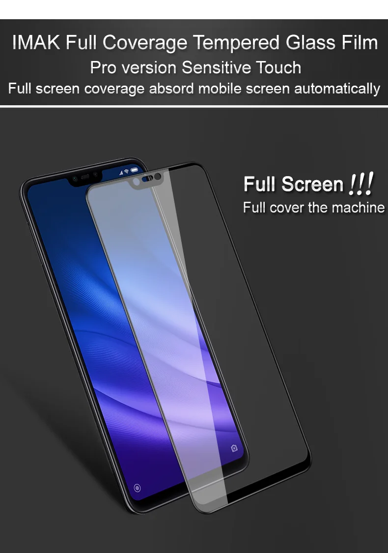 Imak Экран Защитная пленка для Xiaomi mi 8 Lite Молодежный 8X полное покрытие закаленное Стекло для mi 8 Lite Молодежный Сяо mi 8 X Стекло фильм